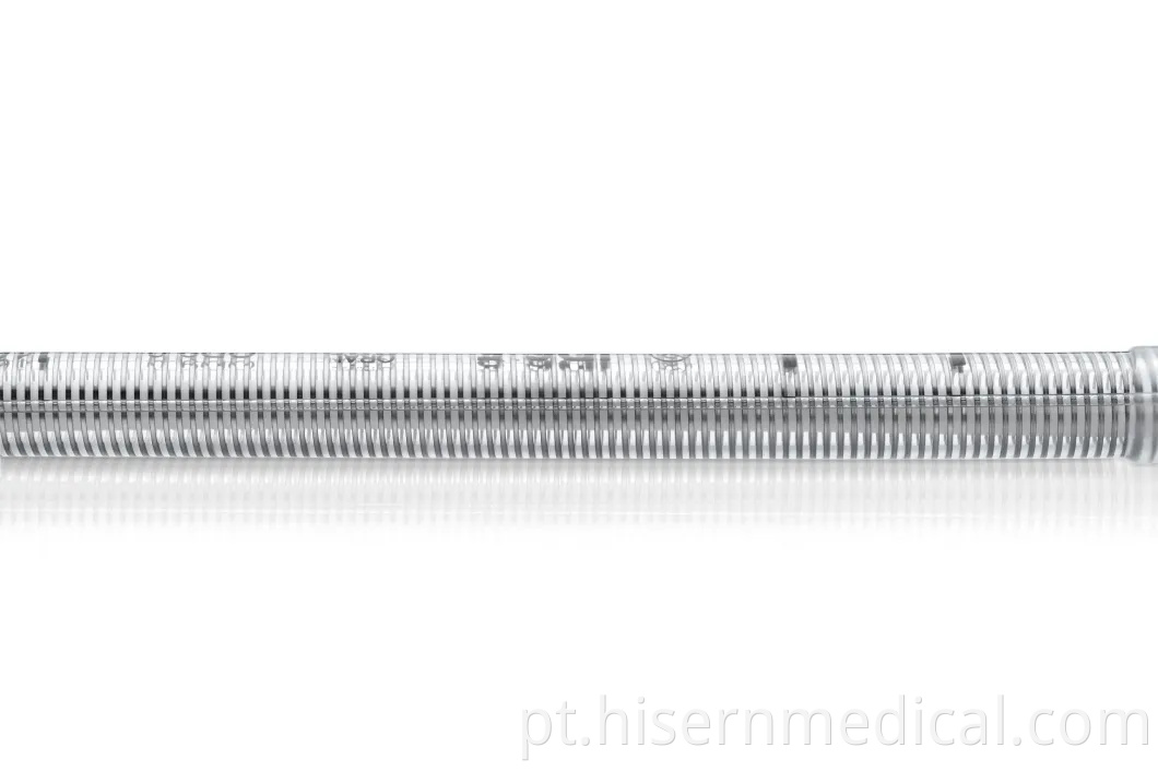 Tubo endotraqueal descartável Hisern sem algema (tipo reforçado)